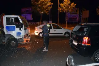 Accidente autovia salida