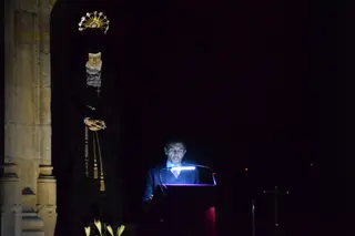 Luis Felipe Palacios pronuncia la exaltación literaria a la Virgen de la Soledad