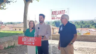 Iratxe García, Antidio Fagúndez y José Fernández