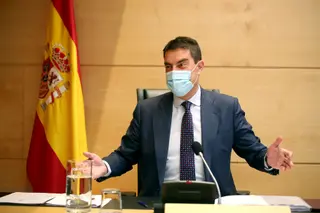 El consejero de la Presidencia, Ángel Ibáñez