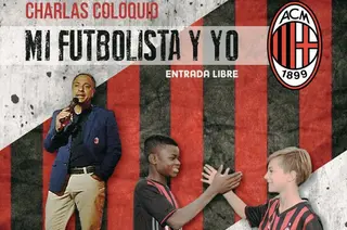 CARTEL CHARLAS AC MILAN