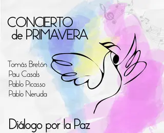 Cartel Concierto de Primavera Diálogo por la Paz