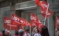 Concentración frente a una de las principales tiendas del sector textil en Zamora
