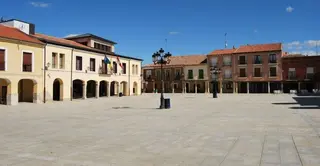 Plaza Mayor de Villalpando.Archivo