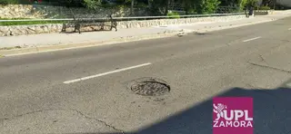 Imagen de las alcantarillas en Obispo Nieto UPL