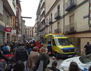 Imagen del operativo en la zona