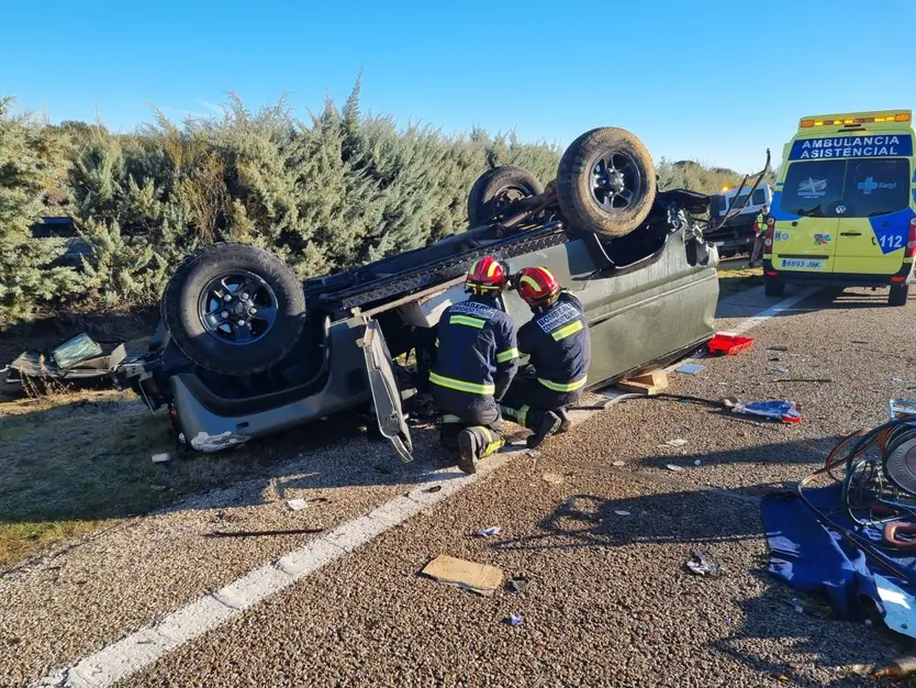 Accidente en la A 52 esta mañana 2