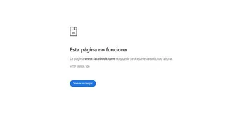 Error de Facebook