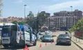 Imagen de un accidente en la Cuesta del Bolón. Archivo