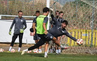 Diego Altube en un entrenamiento. FOTO: Zamora CF.