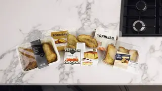 Imagen de torrijas envasadas