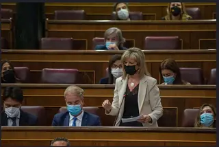 Elvira Velasco en el Congreso de los Diputados