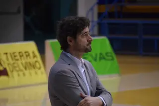 Ricardo Vasconcelos, entrenador del CD Zamarat. Archivo.
