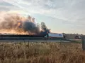 Arde un camión este viernes en la A-66