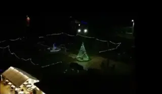 Iluminación navideña en Uña de Quintana