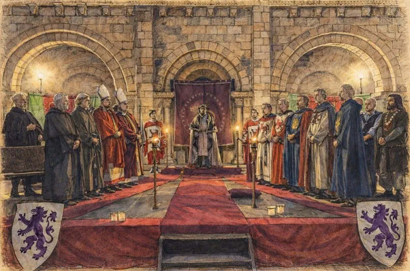 Representación de las Cortes del Reino de León