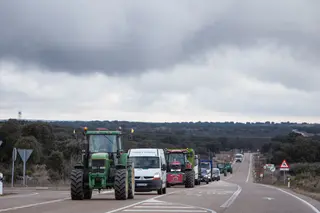 Tractorada por las carreteras de Zamora