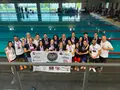 Los deportistas del CD Natación Zamora en el campeonato máster