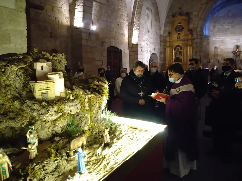 Los zamoranos pueden visitar el belén del Yacente