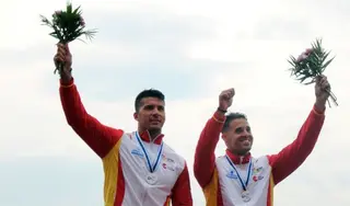 Carlos Garrote, subcampeón del mundo en el K2 200