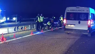 Accidente en la A-6
