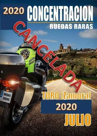 Concentracion motos ruedas raras toro