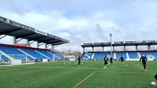 Jugadores de Unionistas en un entrenamiento FOTO TW Unionistas