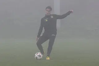Un entrenamiento del Zamora.