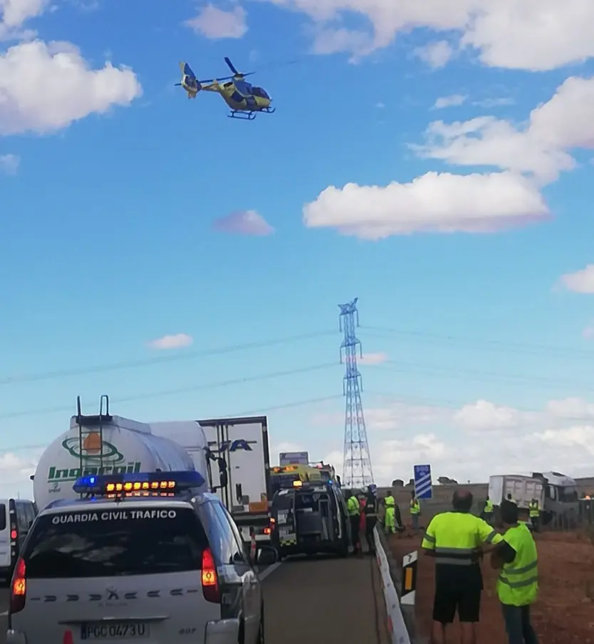Imagen del accidente 2. Foto Radar Zamora