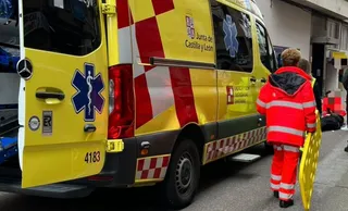 Ambulancia en Zamora. ARCHIVO