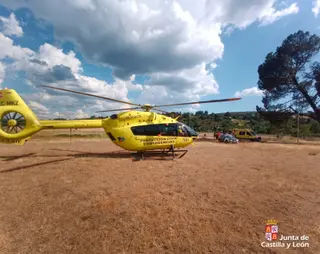 Helicóptero de rescate de Protección Civil y Emergencias