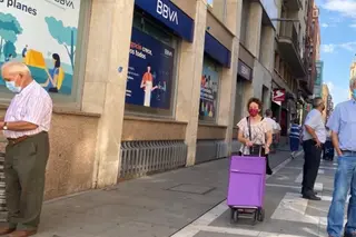 El personal de BBVA advierte de más movilizaciones de protesta esta semana en Zamora
