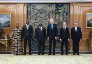 José Manuel Pascual García, embajador de España en Sudáfrica a la derecha de la fotografía | Casa Real