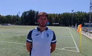 Pablo Cortés tras el partido