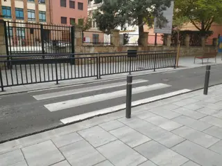 Paso de cebra en Pablo Morillo
