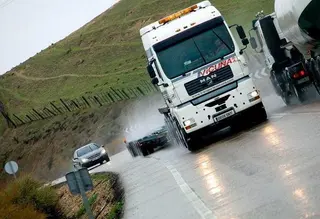 Velocidad y tacógrafo, infracciones más comunes entre furgonetas y camiones
