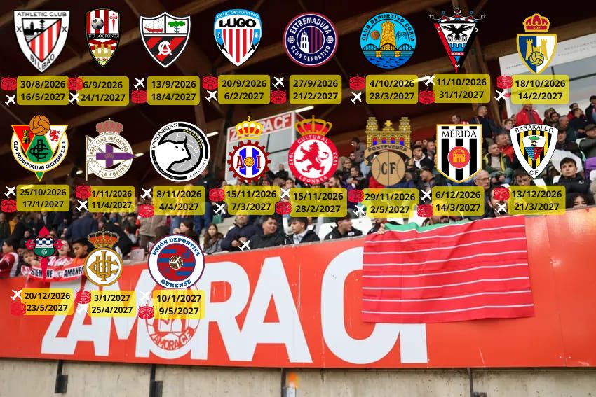Calendario 2026 27 Zamora Cf
