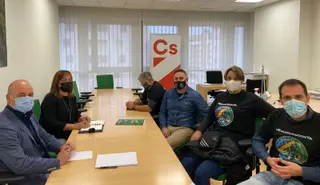 Un instante de la reunión