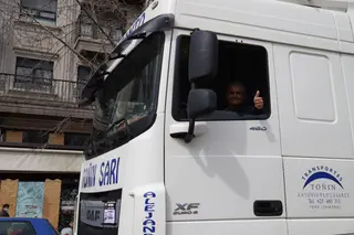 Segundo día de protestas de los transportistas zamoranos Foto María Lorenzo (7)
