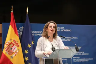 La vicepresidenta tercera y ministra para la Transición Ecológica y el Reto Demográfico, Teresa Ribera. Foto: EP