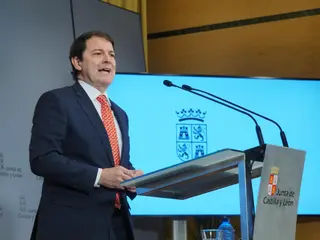 El presidente de la Junta de Castilla y León, Alfonso Fernández Mañueco