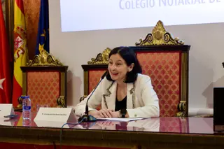 La presidenta del Consejo General del Notariado (CGN), Concepción Pilar Barrio Del Olmo. - CONSEJO GENREAL DEL NOTARIADO - Archivo