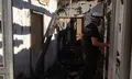 El Equipo de Investigación de Incendios del Laboratorio de Criminalística de la Guardia Civil en la vivienda de Moraleja