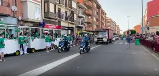 Llegada del Toro Enmaromado 2022 Benavente. Archivo