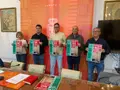 Nieves Turiel, Diego Bernardo, Pablo Novo, Teo Movilla y Juan Escudero en rueda de prensa este viernes