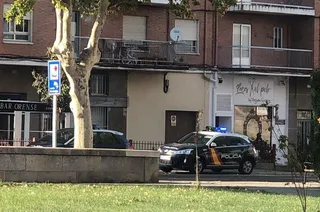 Policía Nacional en el barrio de Pinilla en Zamora capital 