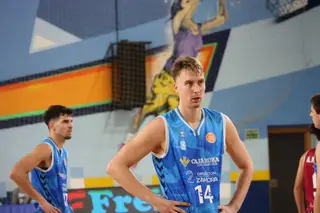 David Kristensen en el partido frente al CB Cartagena | Carlos G. Rodríguez