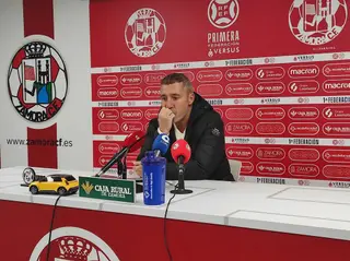 Óscar Cano en rueda de prensa este sábado