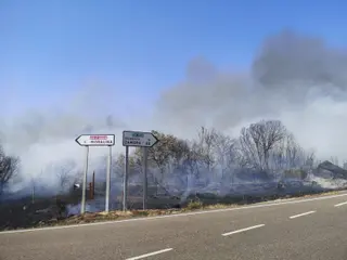Incendio en Moralina