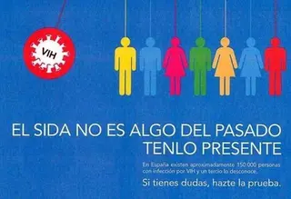Campaña del Ministerio de Sanidad: ‘El sida no es algo del pasado’